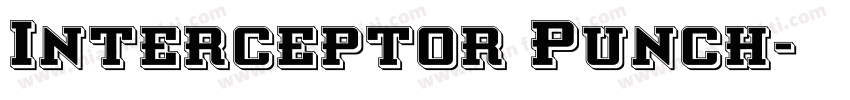 Interceptor Punch字体转换